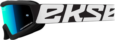EKS BRAND X-GROM YOUTH GOGGLE BLACK BLUE MIRROR 067-03220
