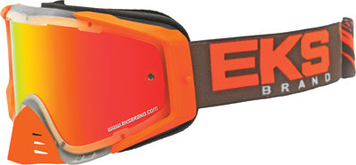 EKS BRAND EKS-S OUTRIGGER GOGGLE CLEAR/ FLO ORANGE/SMOKE 067-50120