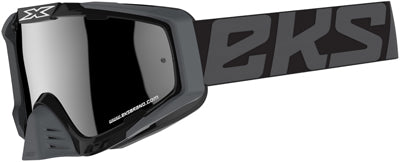 EKS BRAND EKS-S OUTRIGGER GOGGLE BLACK/GREY SILVER MIRROR 067-50170