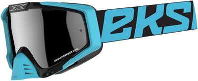 EKS BRAND EKS-S OUTRIGGER GOGGLE BLACK/ICE BLUE SILVER MIRROR 067-50180