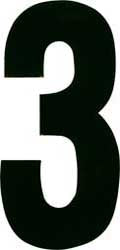 DIRT DIGITS #3 4" BLACK EXTREME DIGITS 3/P K XT43B-3