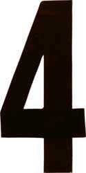 DIRT DIGITS #4 7" BLACK EXTREME DIGITS 3/P K XT73B-4