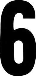 DIRT DIGITS #6 7" BLACK EXTREME DIGITS 3/P K XT73B-6
