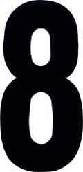 DIRT DIGITS #8 6" BLACK EXTREME DIGITS 3/P K XT63B-8