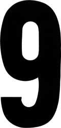 DIRT DIGITS #9 4" BLACK EXTREME DIGITS 3/P K XT43B-9