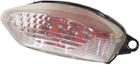 EMGO TAIL LIGHT ASS CLR LENS VTR1000F 98-04 PART# 62-84743 NEW