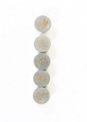 K L VALVE SHIMS 2.50MMX7.5MM 5/PK PART# 13-6749 NEW