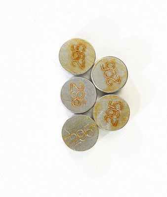 K L VALVE SHIMS 2.95MMX7.5MM 5/PK PART# 13-6758 NEW