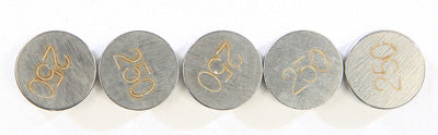 K L VALVE SHIMS 2.50MMX9.5MM 5/PK PART# 13-6780 NEW