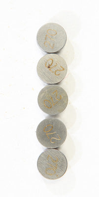 K L VALVE SHIMS 2.70MMX9.5MM 5/PK PART# 13-6784 NEW