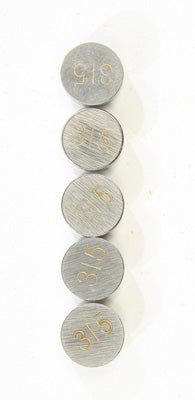 K L VALVE SHIMS 3.15MMX9.5MM 5/PK PART# 13-6793 NEW