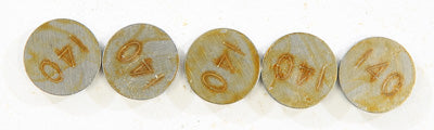 K L VALVE SHIMS 1.40MMX9.5MM 5/PK PART# 13-6798 NEW