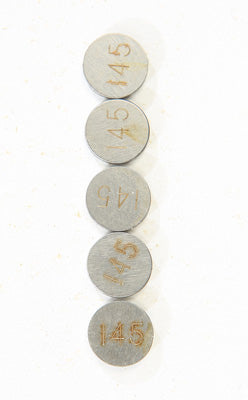 K L VALVE SHIMS 1.45MMX9.5MM 5/PK PART# 13-6799 NEW