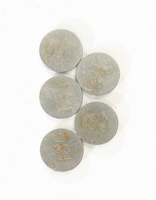K L VALVE SHIMS 1.50MMX9.5MM 5/PK PART# 13-6800 NEW