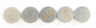 K L VALVE SHIMS 2.15MMX9.5MM 5/PK PART# 13-6830 NEW