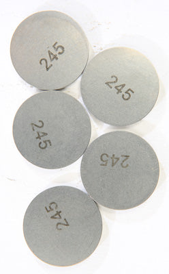 K L VALVE SHIMS 2.45MMX25MM 5/PK PART# 13-7527 NEW