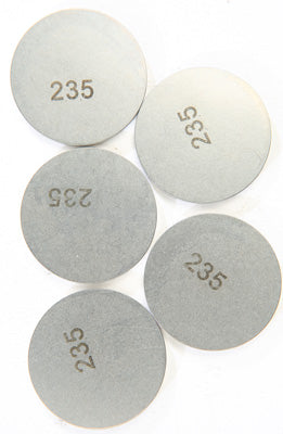 K L VALVE SHIMS 2.35MMX29MM 5/PK PART# 13-7642 NEW