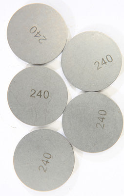 K L VALVE SHIMS 2.40MMX29.5MM 5/PK PART# 13-7665 NEW