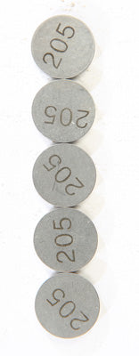 K L VALVE SHIMS 2.05MMX13MM 5/PK PART# 13-7680 NEW