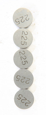 K L VALVE SHIMS 2.25MMX13MM 5/PK PART# 13-7684 NEW
