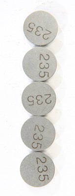 K L VALVE SHIMS 2.35MMX13MM 5/PK PART# 13-7686 NEW