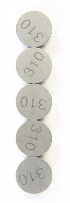 K L VALVE SHIMS 3.10MMX13MM 5/PK PART# 13-7701 NEW