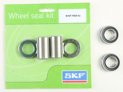 SKF 2001-2007 SUZUKI RM125 WHEEL SEAL KIT W/BEARINGS FRONT WSB-KIT-F010-SU