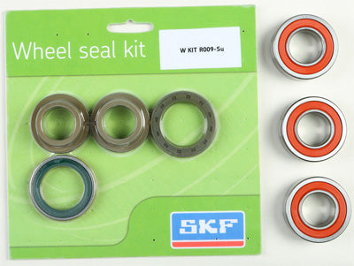 SKF 2001-2007 SUZUKI RM125 WHEEL SEAL KIT W/BEARINGS REAR WSB-KIT-R009-SU