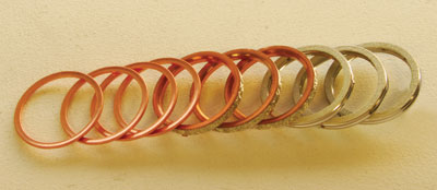 K L 2010 Honda VFR1200F EXHAUST GASKETS 10PK HON 16-5977