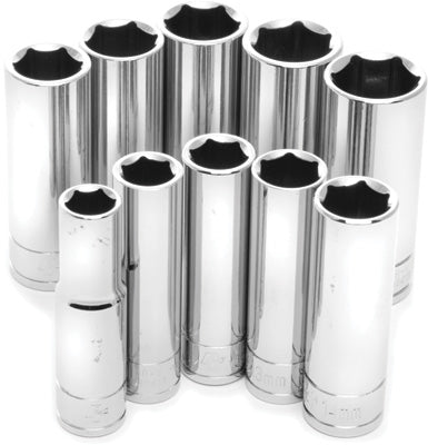 PERFORMANCE 10 PC 3/8" MET SOCKET SET DEEP W38402