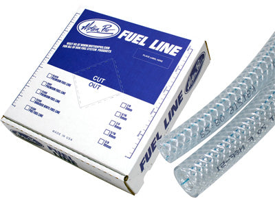 Motion Pro MP BRAIDED VINYL FUEL LINE 3/16 ID X 25 # 12-0009 NEW