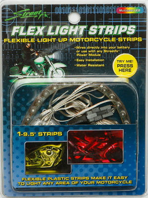 STREETFX FLEX LIGHT STRIP (MULTI COLOR) PART# 1043565 NEW