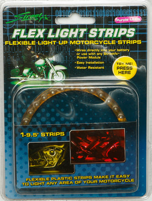 STREETFX FLEX LIGHT STRIP (PURPLE) PART# 1043456 NEW