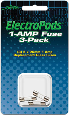 STREETFX 1-AMP GLASS FUSES 3/PK 1044700