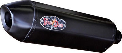 VOODOO PERFORMANCE SERIES EXHAUST SINGLE W/OUT BAGS BLACK PART# VPESPYL3B NEW