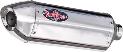 VOODOO PERFORMANCE SERIES EXHAUST SINGLE W/OUT BAGS POLISHED PART# VPESPYL3P NEW