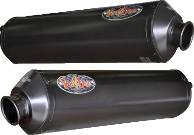 VOODOO PERF SLIP-ON SUZ BLK MUFFLERS ONLY HAYABUSA PART# VPEBUSAJ9B NEW