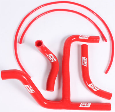 MOTO HOSE Silicone Y-Hose Kit (Red) PART NUMBER 24-49YR
