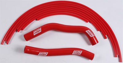 MOTO HOSE Silicone Hose Kit (Red) PART NUMBER 24-21R
