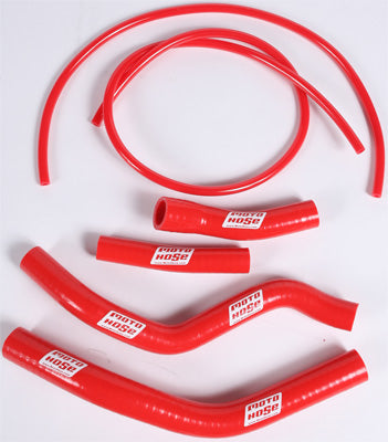 MOTO HOSE Silicone Hose Kit (Red) PART NUMBER 24-212R