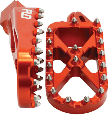 FLO MOTORSPORTS ADVENTURE/SNOW FOOTPEG ORANGE SPEG-795ORG