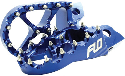 FLO MOTORSPORTS PRO SERIES FOOT PEGS (BLUE) PART# FPEG-795BLU NEW