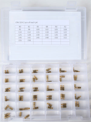 EBC HEX MAIN JET KIT 2/PC EA. 80-158 PART# CRK32A NEW