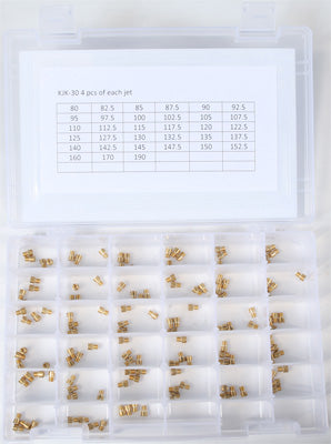 EBC LARGE ROUND MAIN JET KIT 4/PC EA. 72.5-152.5 PART# KJK30 NEW