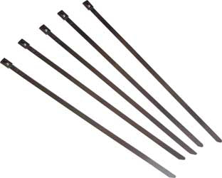 HELIX STAINLESS STEEL CABLE TIES 14" 5/PK PART# 304-0514