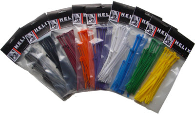 HELIX CABLE TIES 4" GREY 100/PK PART# 303-4108