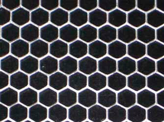 HELIX ALUMINUM MESH SHEET 18" X 18" HONEYCOMB PART# 005-1803