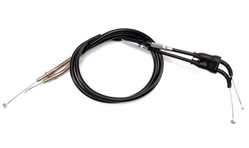 MOTION PRO 2005-2008 Kawasaki ZX600 ZZ-R 600 BLACK VINYL THROTTLE PUSH-PULL CABL