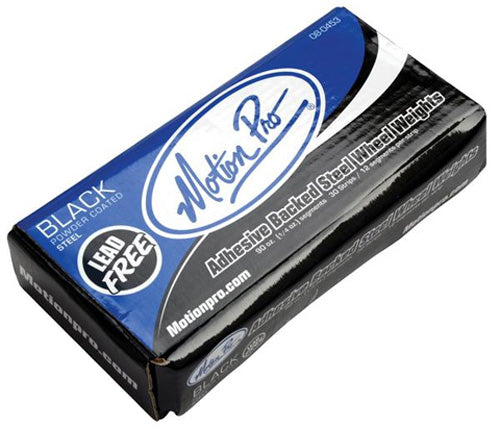 MOTION PRO WHEEL WEIGHTS STEEL 90OZ BOX (BLACK) PART#  08-0453
