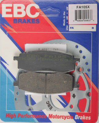 EBC Brakes BRAKE PADS PART NUMBER FA105R